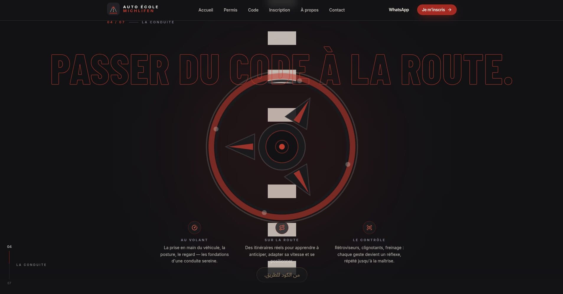Auto-École Michlifen — the highway code section